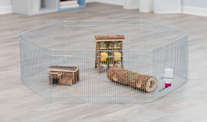 TRIXIE Freilaufgehege, Indoor, Hamster, Metall, verzinkt